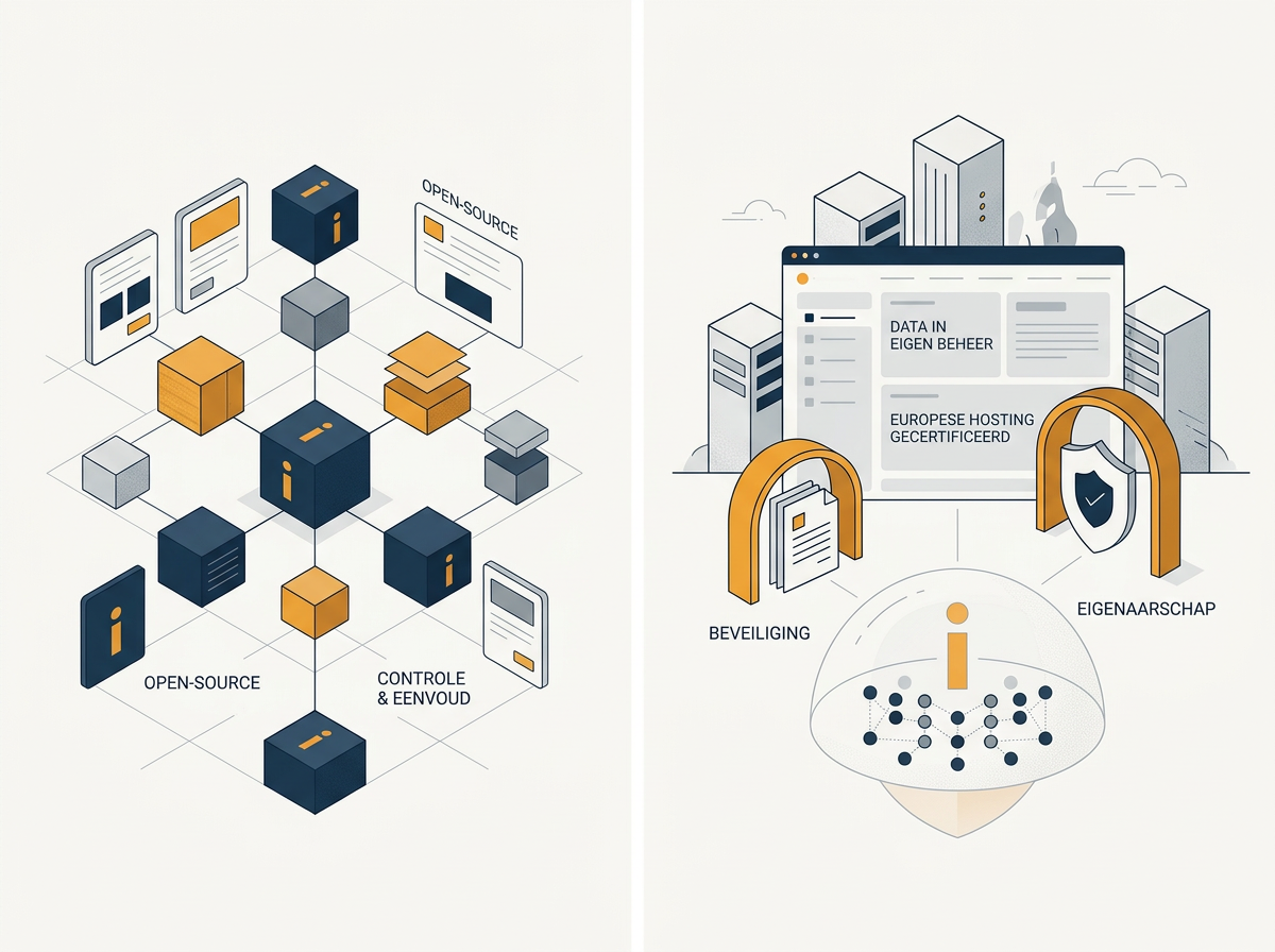 Illustratie van samenwerking en overzicht